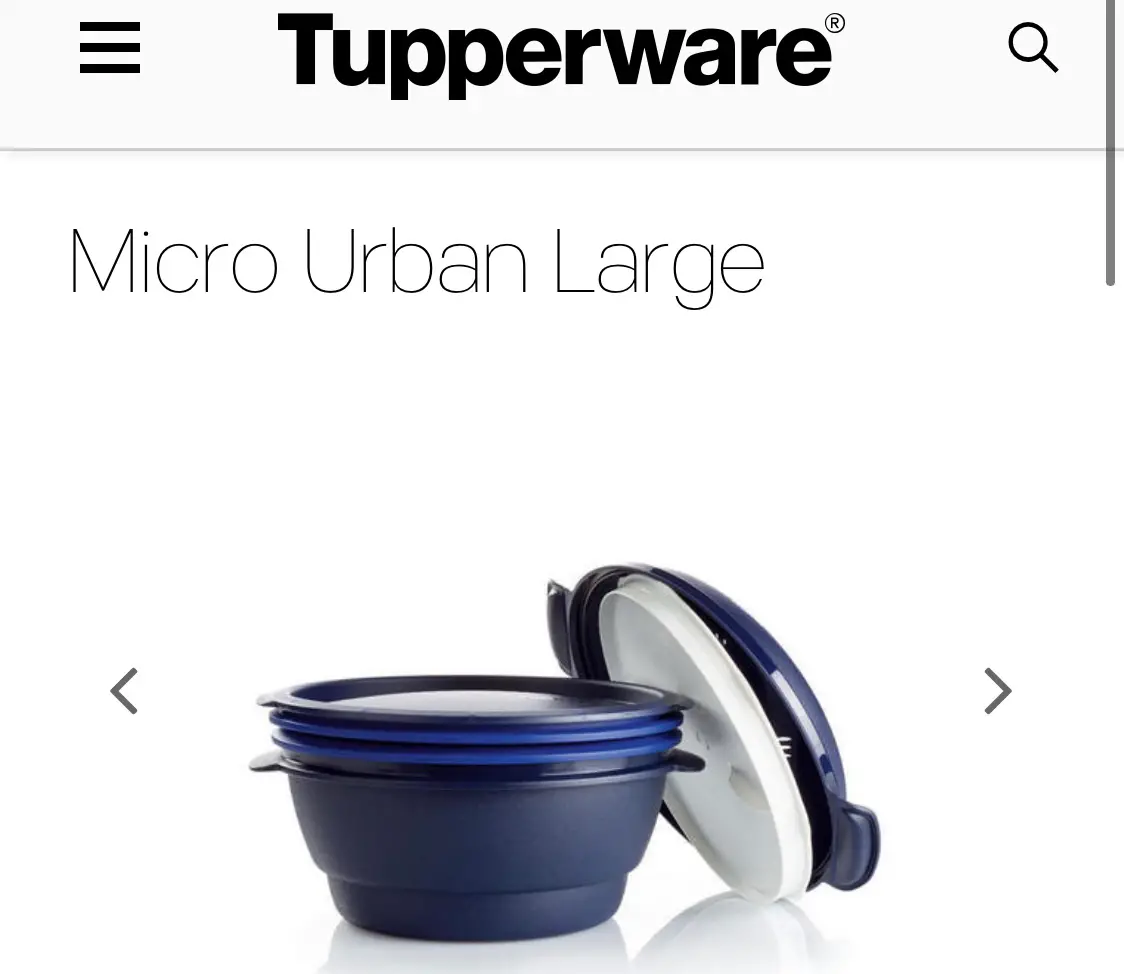 Tupperware Micro Urban large