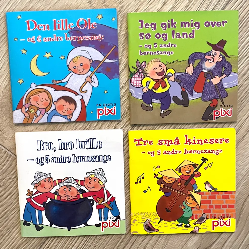 Den lille Ole og 6 andre børnesange mfl Pixi bøger med børnesange
