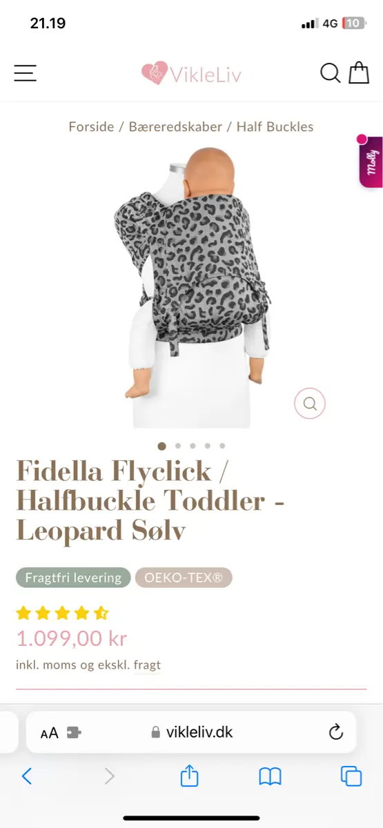 Fidella Bæresele flyclick halfbuckle