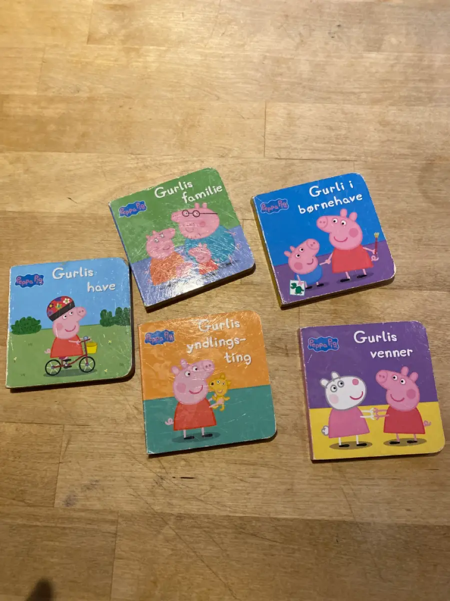 gurli gris 5 små bøger