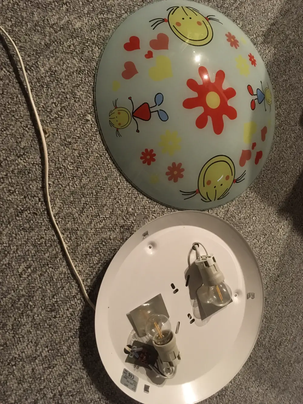 Eglo Plafond pige børne lampe