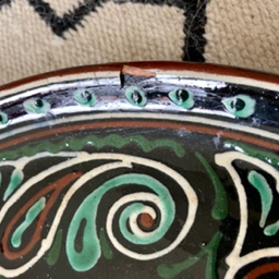 Vintage Stort keramik fad