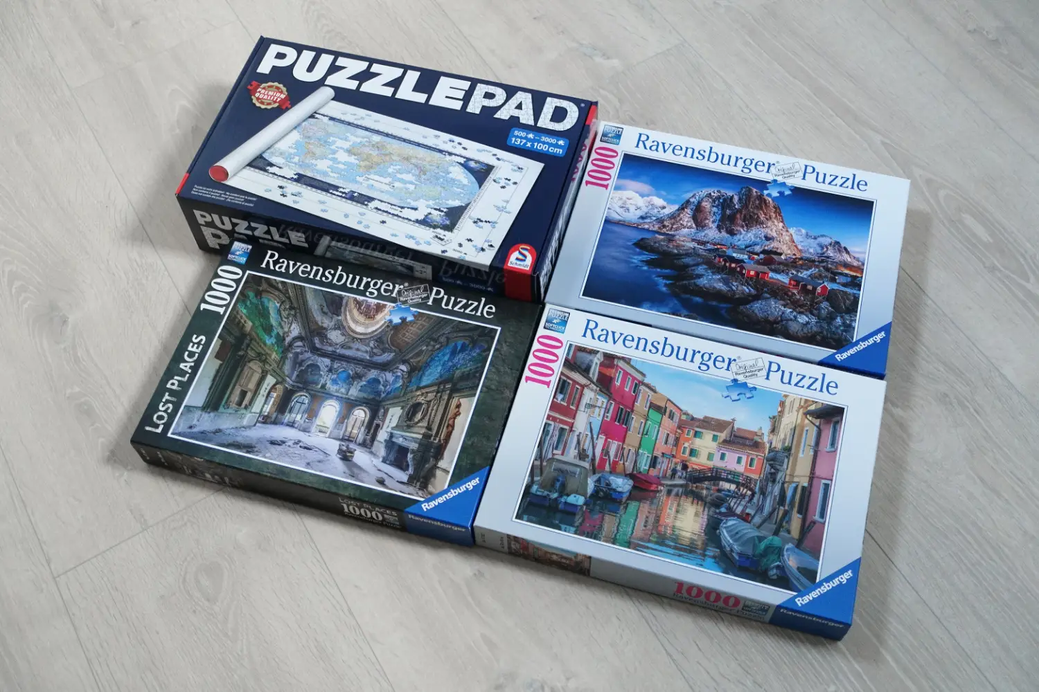 Ravensburger 3 x 1000 Puzzle + Puzzlepad