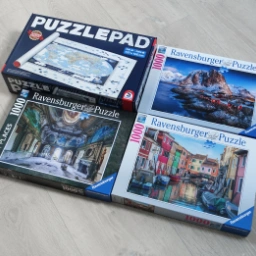 Ravensburger 3 x 1000 Puzzle + Puzzlepad