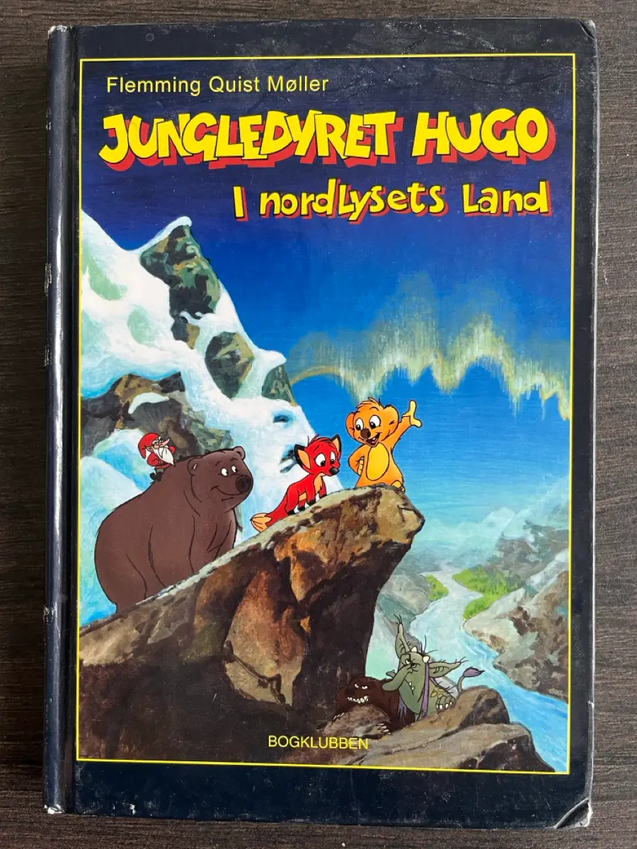 Jungledyret Hugo i nordlysets land Højtlæsning bog 3 om Hugo læs