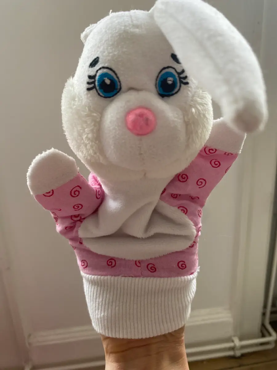 Ukendt Hånddukke bamse kanin