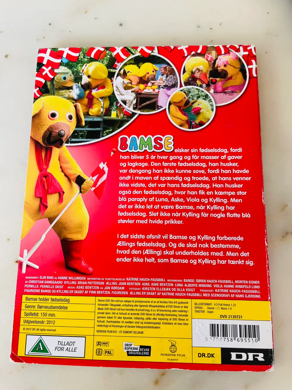 Bamse holder fødselsdag Dvd film