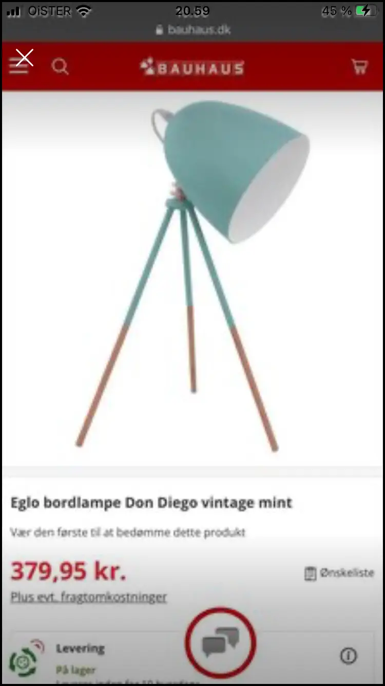 EGLO Bordlampe