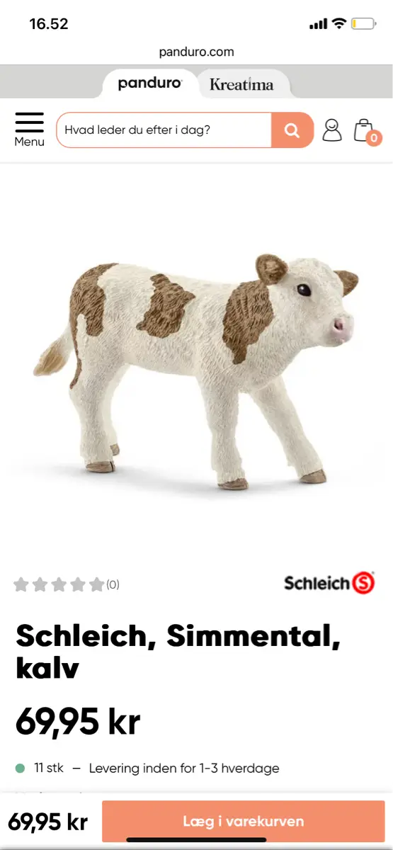 Schleich Ko kalv og gris