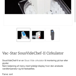 Vac Star Chef II Sous vide