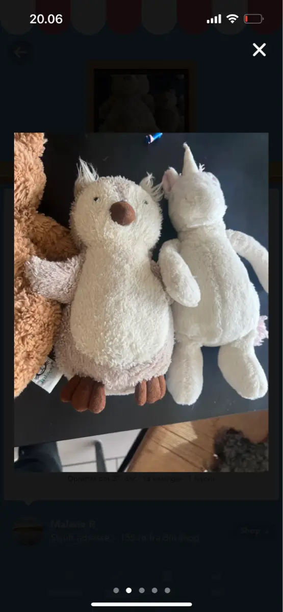 Jellycat Pingvin enhjørning og bamse