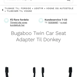 Bugaboo Autostol adopter