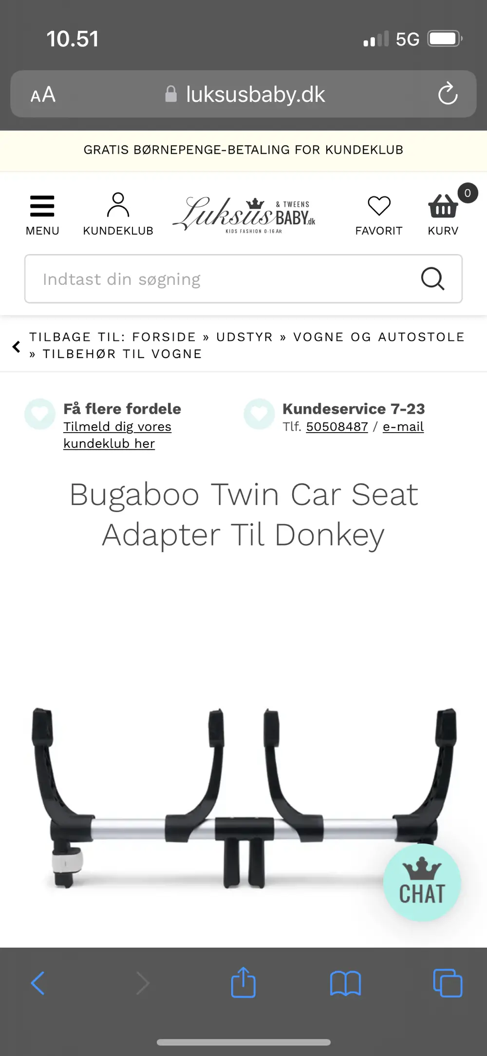 Bugaboo Autostol adopter