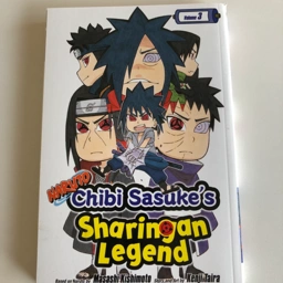 Naruto Chibi Sasukes Sharingan legend Manga tegneserie på engelsk