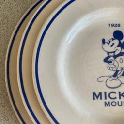 Disney Vintage Mickey Mouse Porcelæn