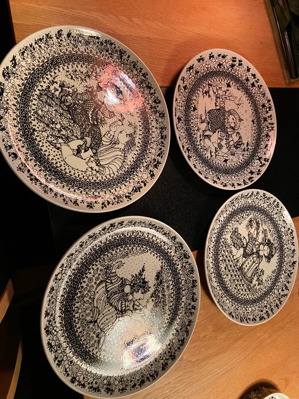 Bjørn vinblad Platter