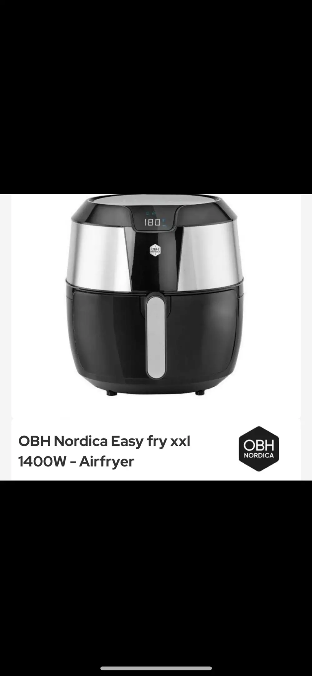 OBH Nordica Airfryer