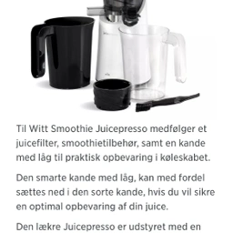 Witt Smoothie Juicepresso