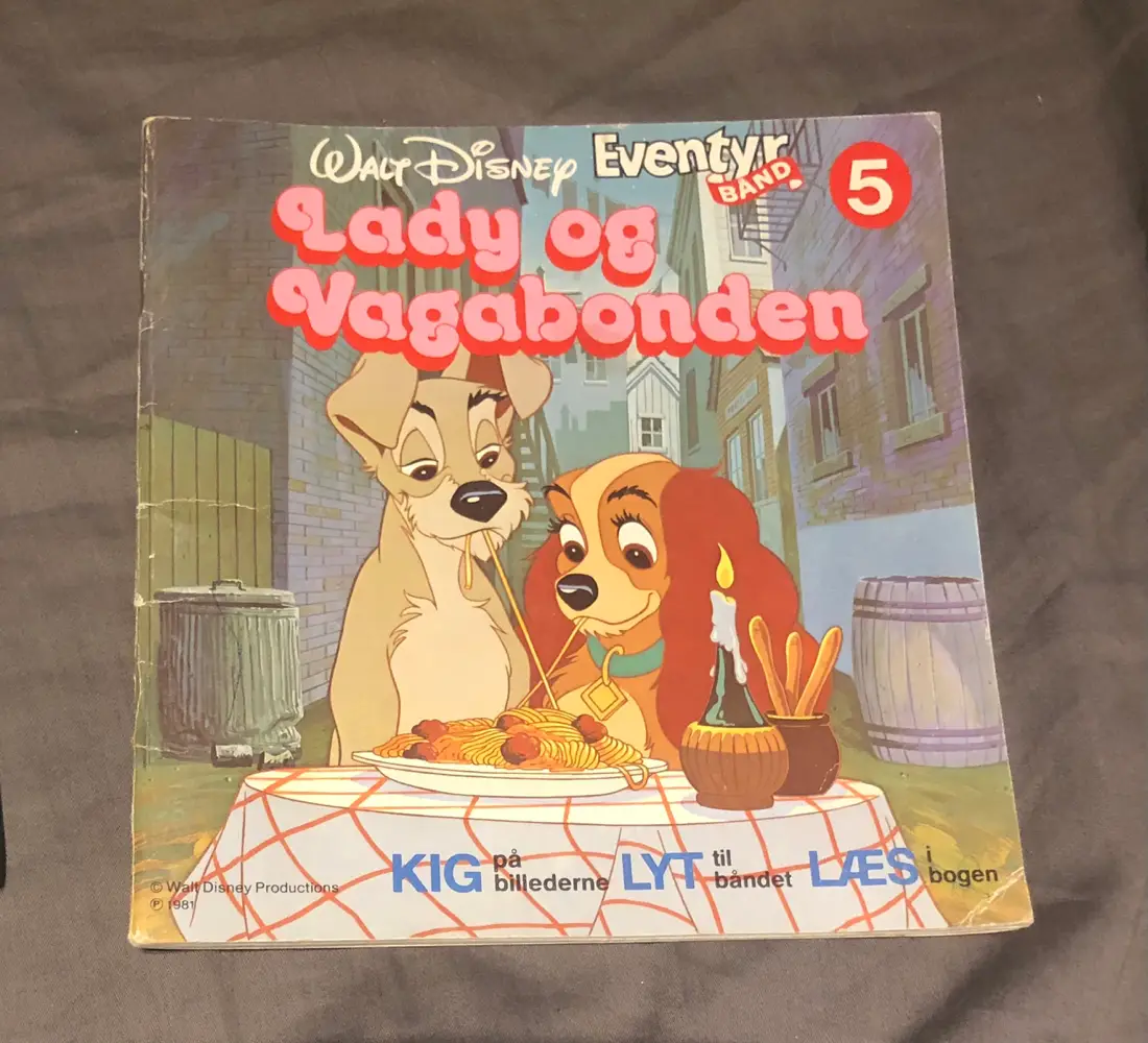 Lady og Vagabonden Bog uden lydbånd