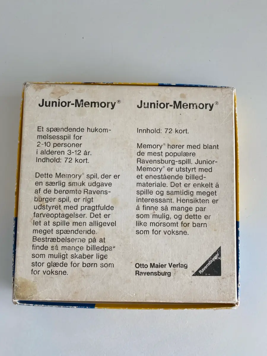 Ravensburger Junior-memory vendespil