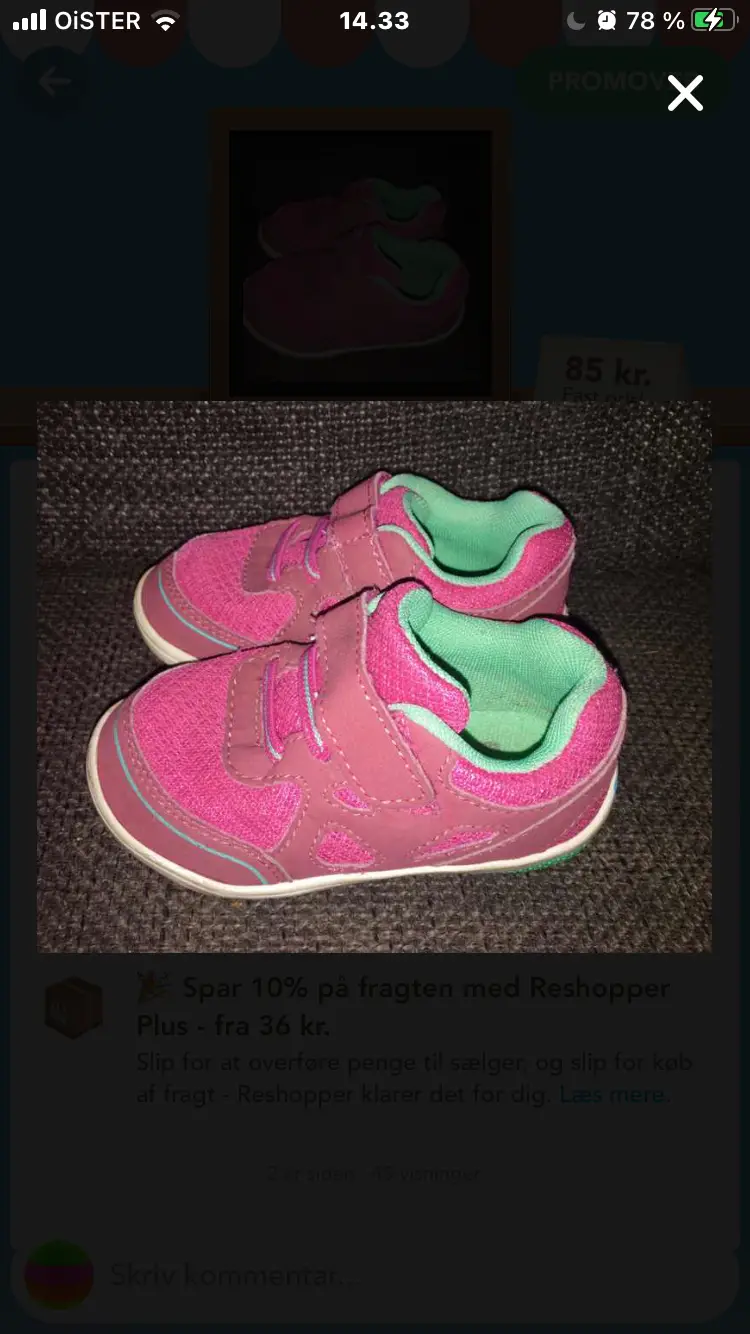 22 pink lyserøde turkis sko sneakers lyserød fritids