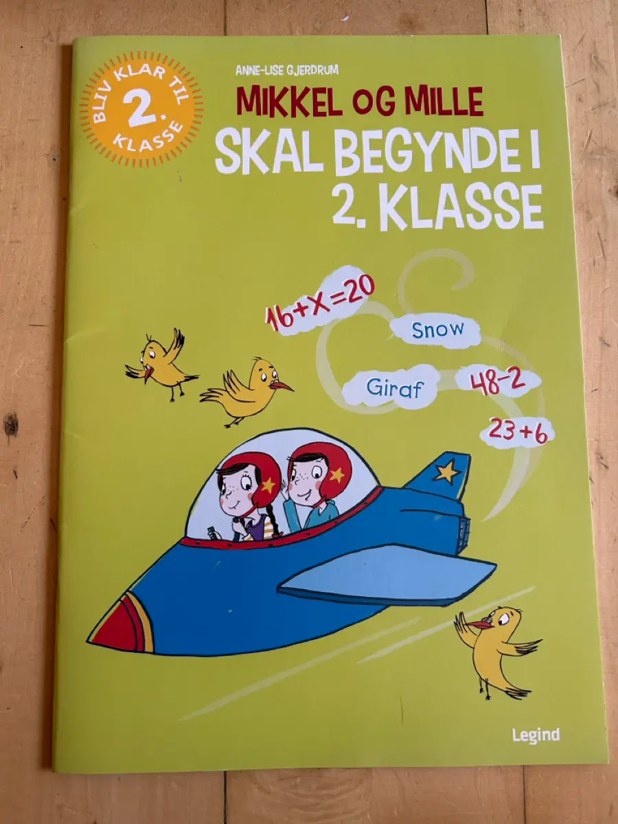 Mikkel og mille skal begynde i 2 klasse Bog