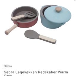 Sebra Legekøkken redskaber legemad