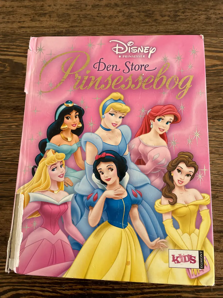 Den Store Prinsessebog Bog m/ 6 skønne Disney-Eventyr