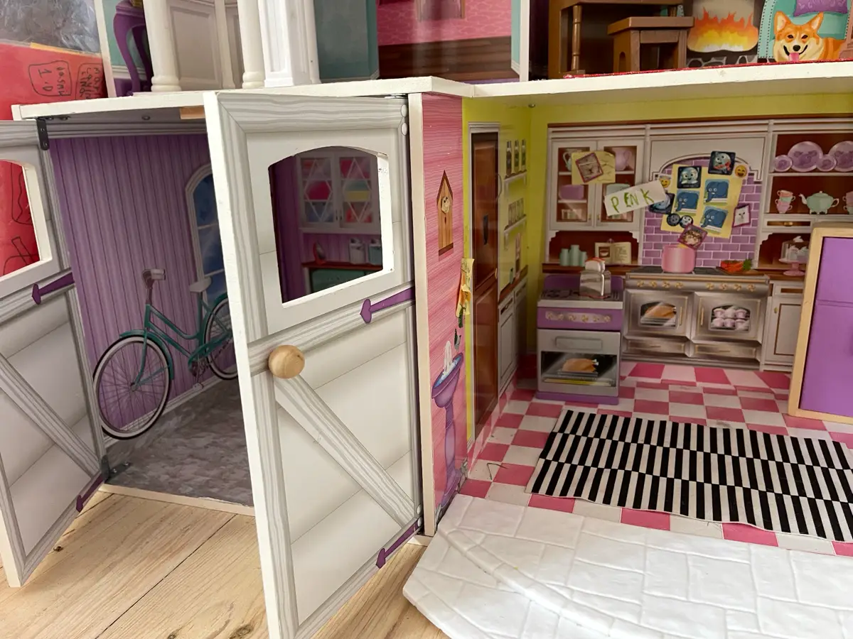 Kidkraft Kæmpe barbiehus med møbler