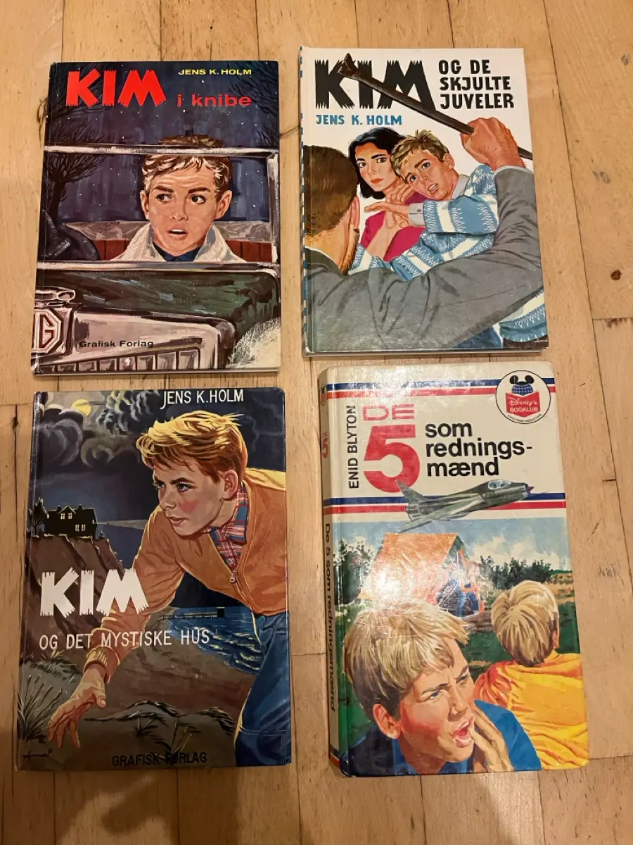 Kim og De 5 4 bøger