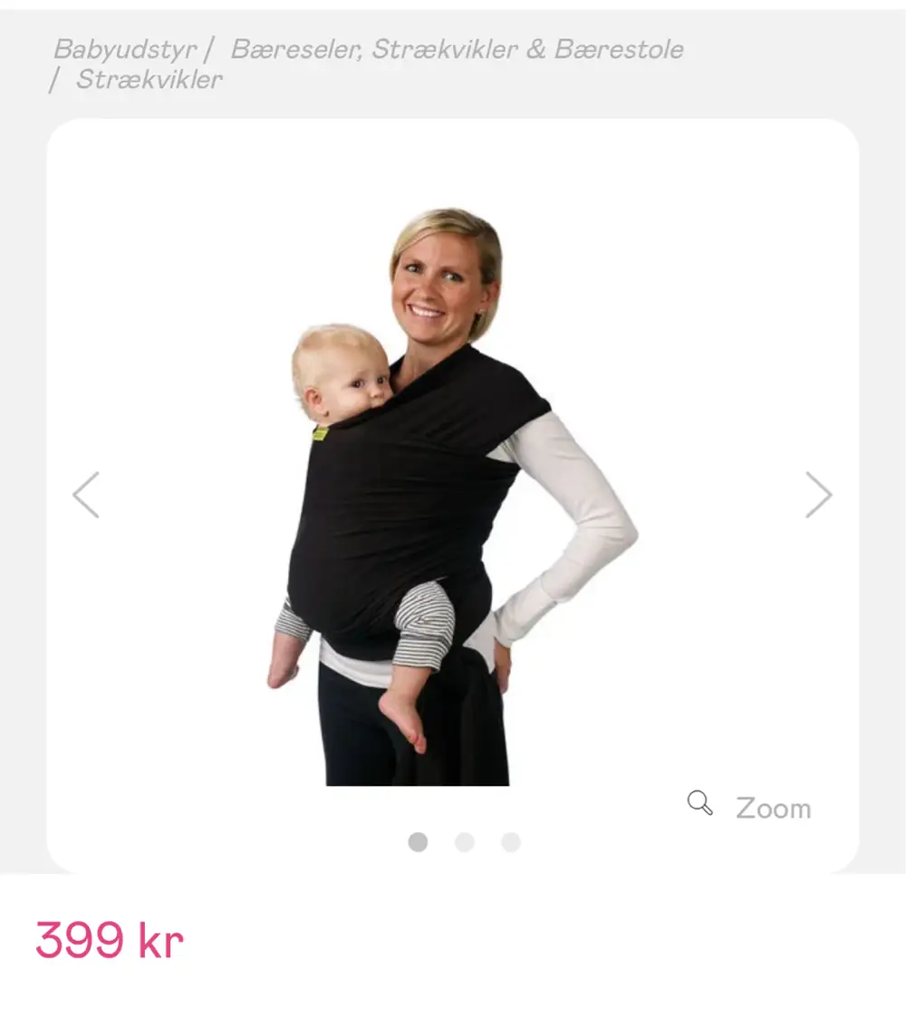 Boba Strækvikle / Baby wrap
