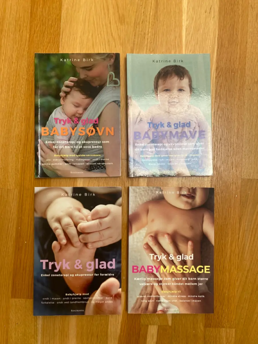 Tryk  glad - Babymassage Bog