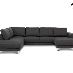 Myhome U-sofa med chaiselong