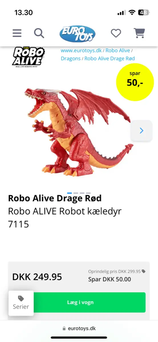 BR Robo Alive's robot drage