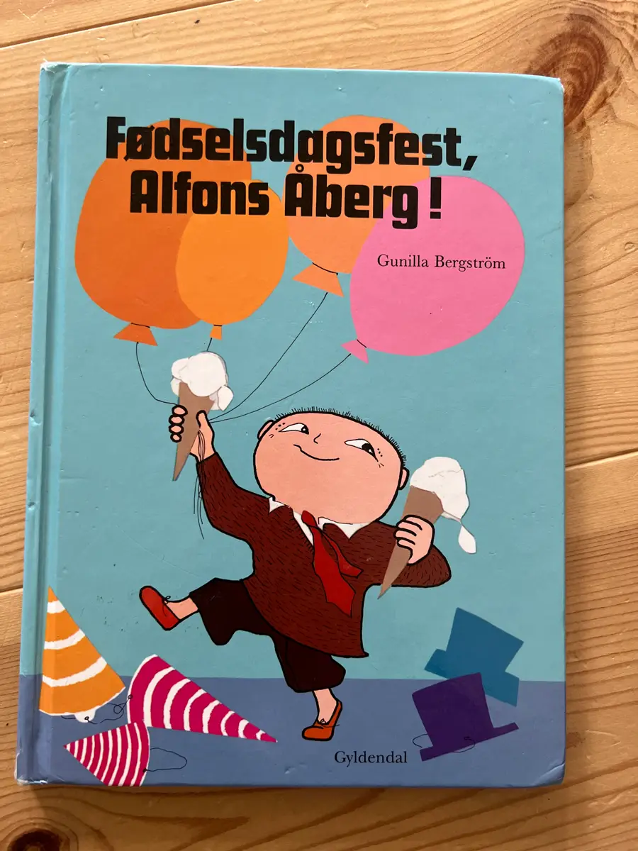 Fødselsdagsfest Alfons Åberg Bog