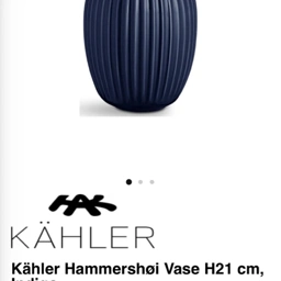 Kähler Vase 21cm