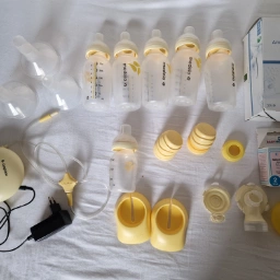 Medela Brystpumpe + Calma flasker