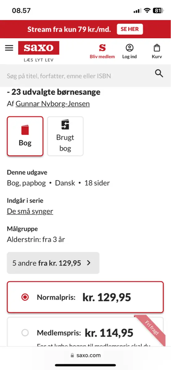 De små synger - stor papbog Papbog