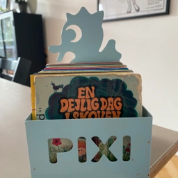 Silly U Pixi bog kasse blå