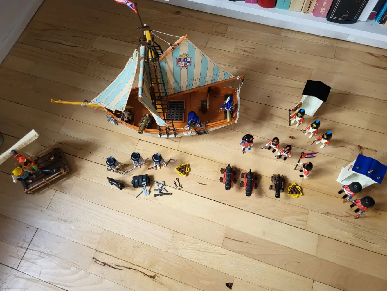 Playmobil Skib soldater tømmerflåde