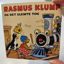 Rasmus Klump og det glemte tog Pixi bog fra DSB