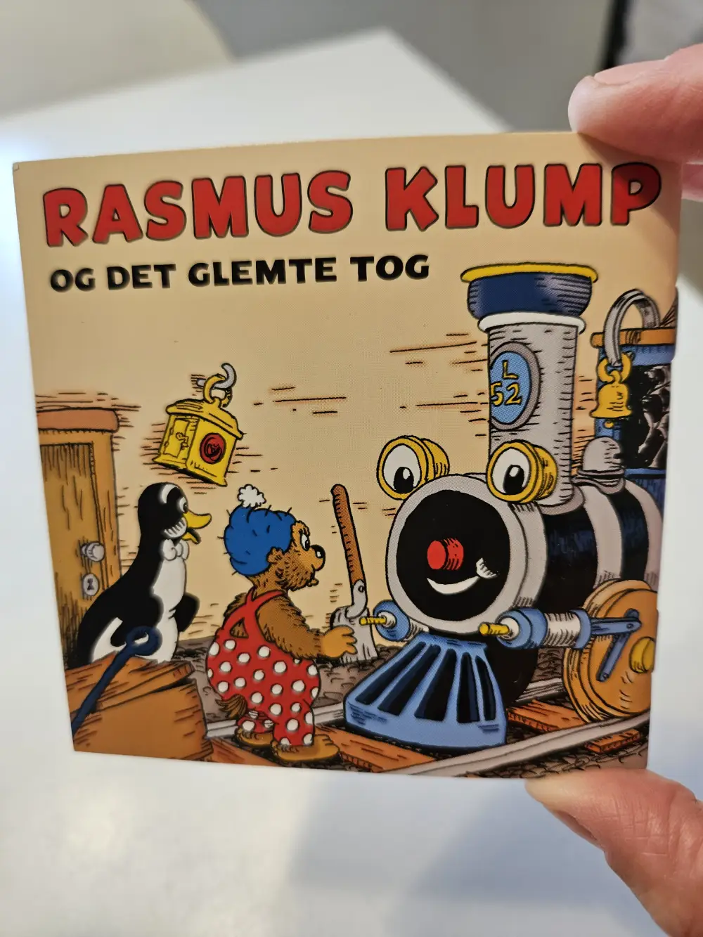 Rasmus Klump og det glemte tog Pixi bog fra DSB