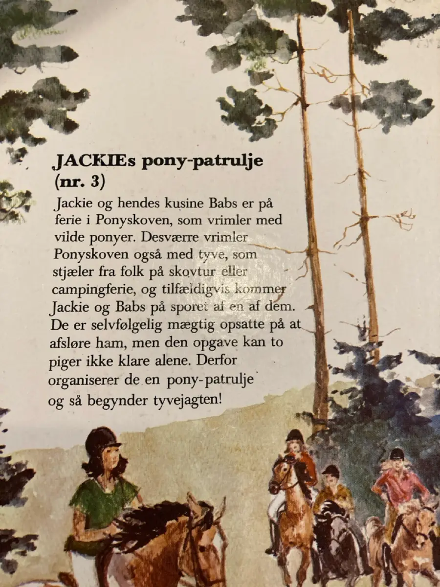 Jackie i ponylejr Hestebøger