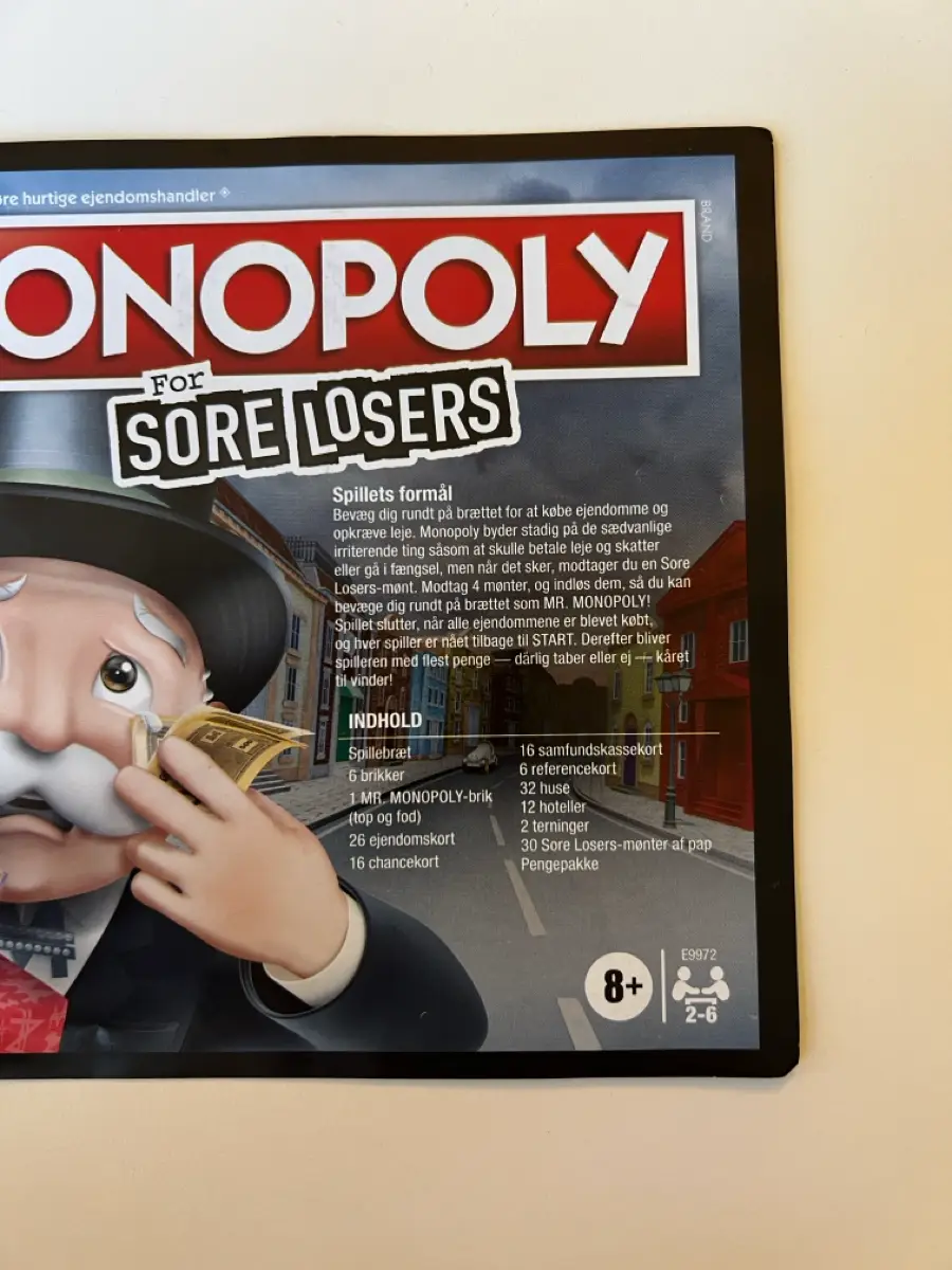 Hasbro Monopoly Sore Losers Edition