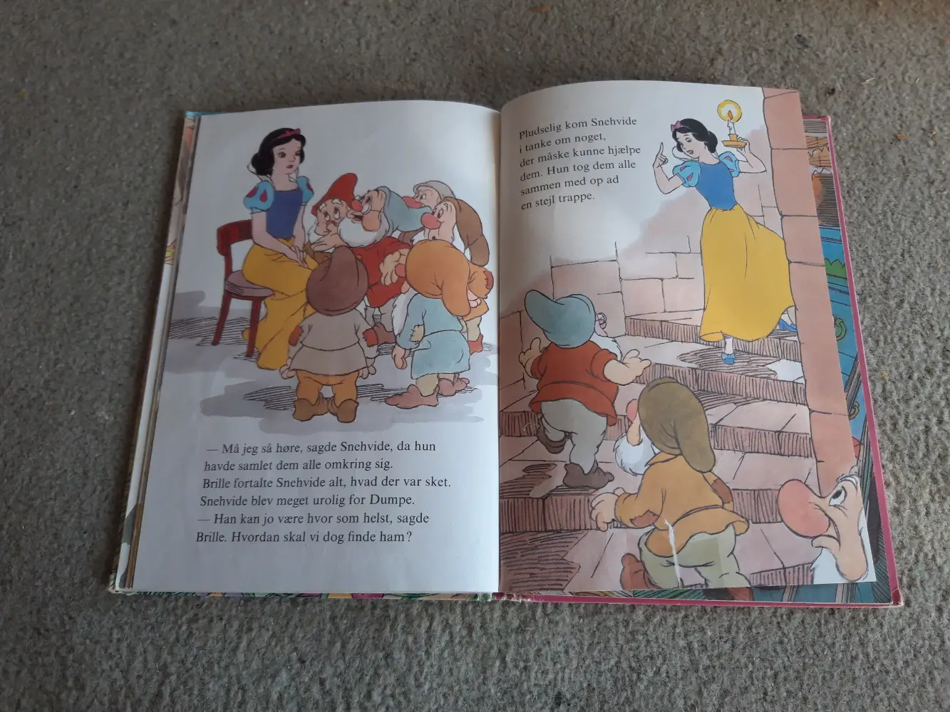 De 7 små dværge Walt Disney bog