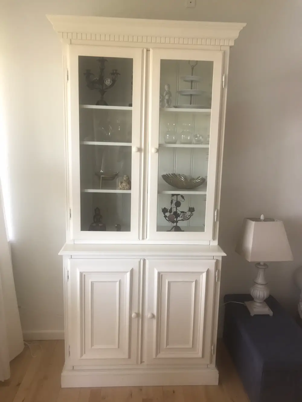 Fransk antik skab Vitrine skab