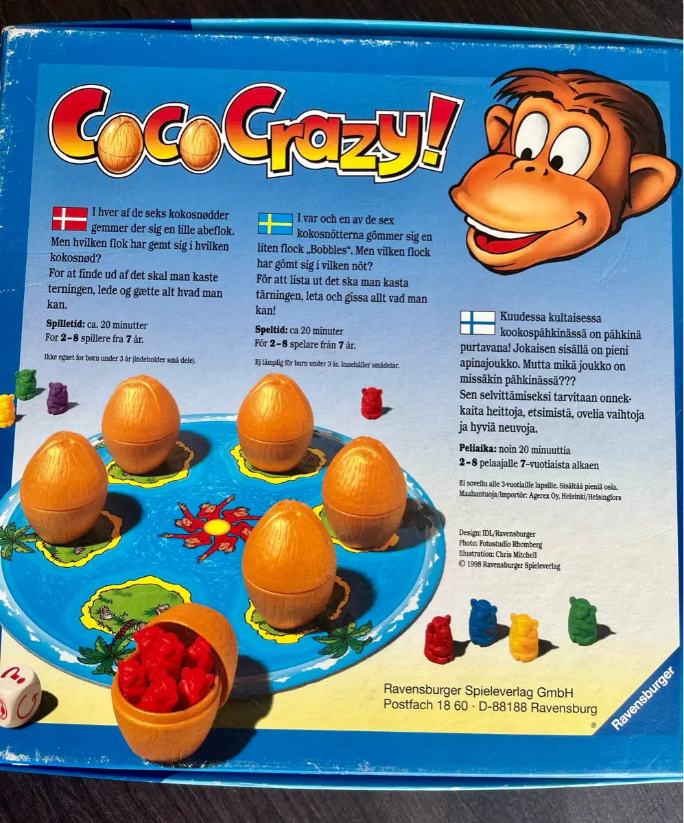 Ravensburger Coco Crazy brætspil sjovt fan