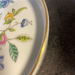 Minton haddon hall porcelæn Tallerken lille flad skål