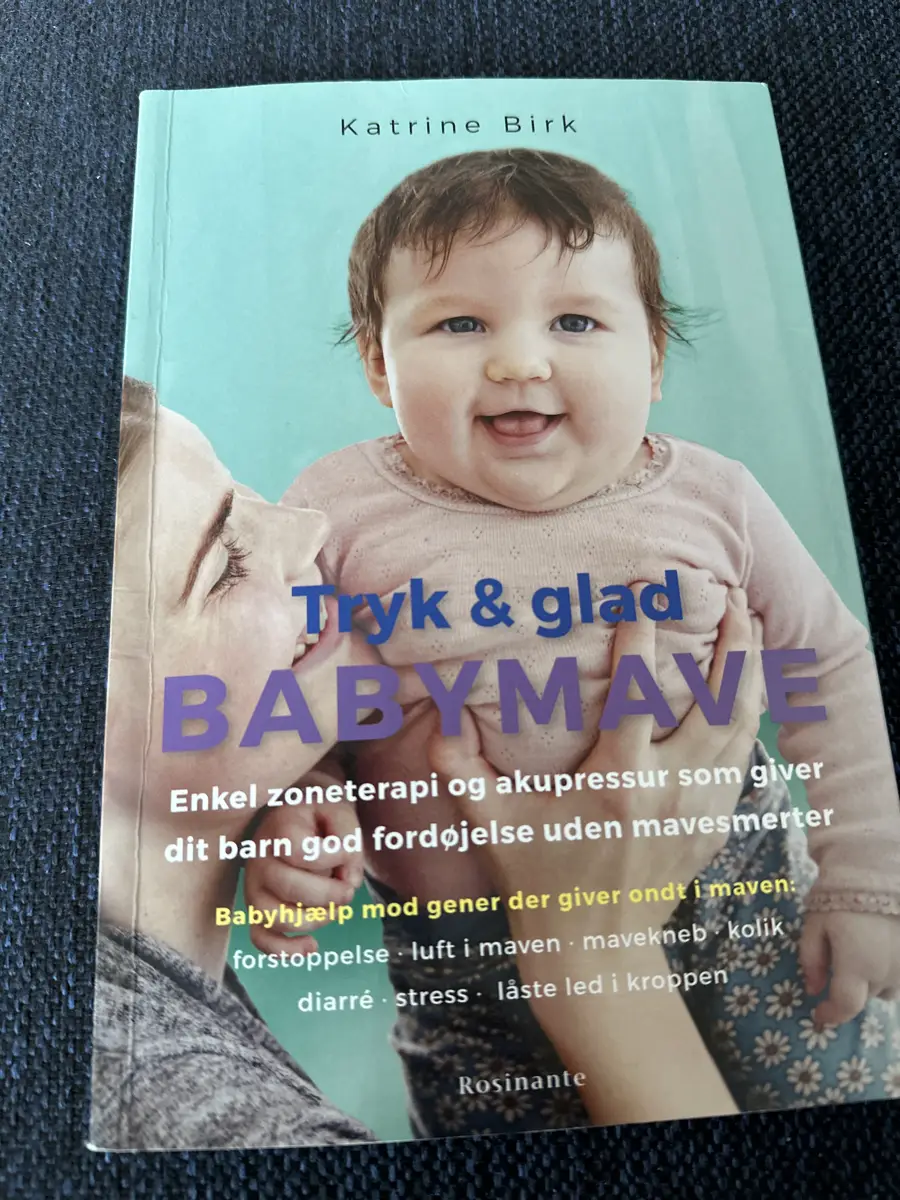 Tryk og glad babymave af Katrine Birk Bog Zoneterapi til babyer