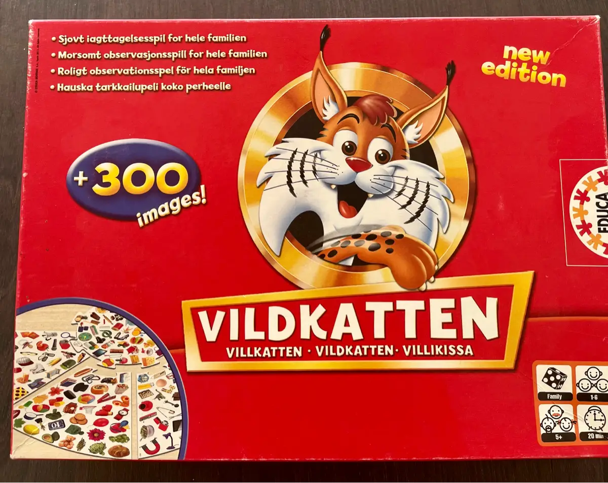 Educa Vildkat Vildkatten spil